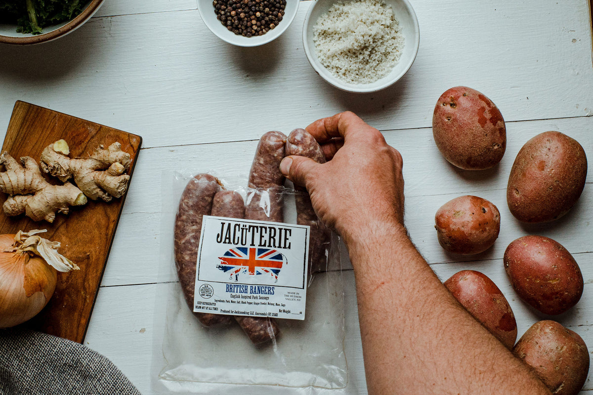 JACÜTERIE British Bangers, classic UK-style sausage